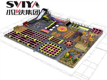 실내 실내 트램폴린 공원